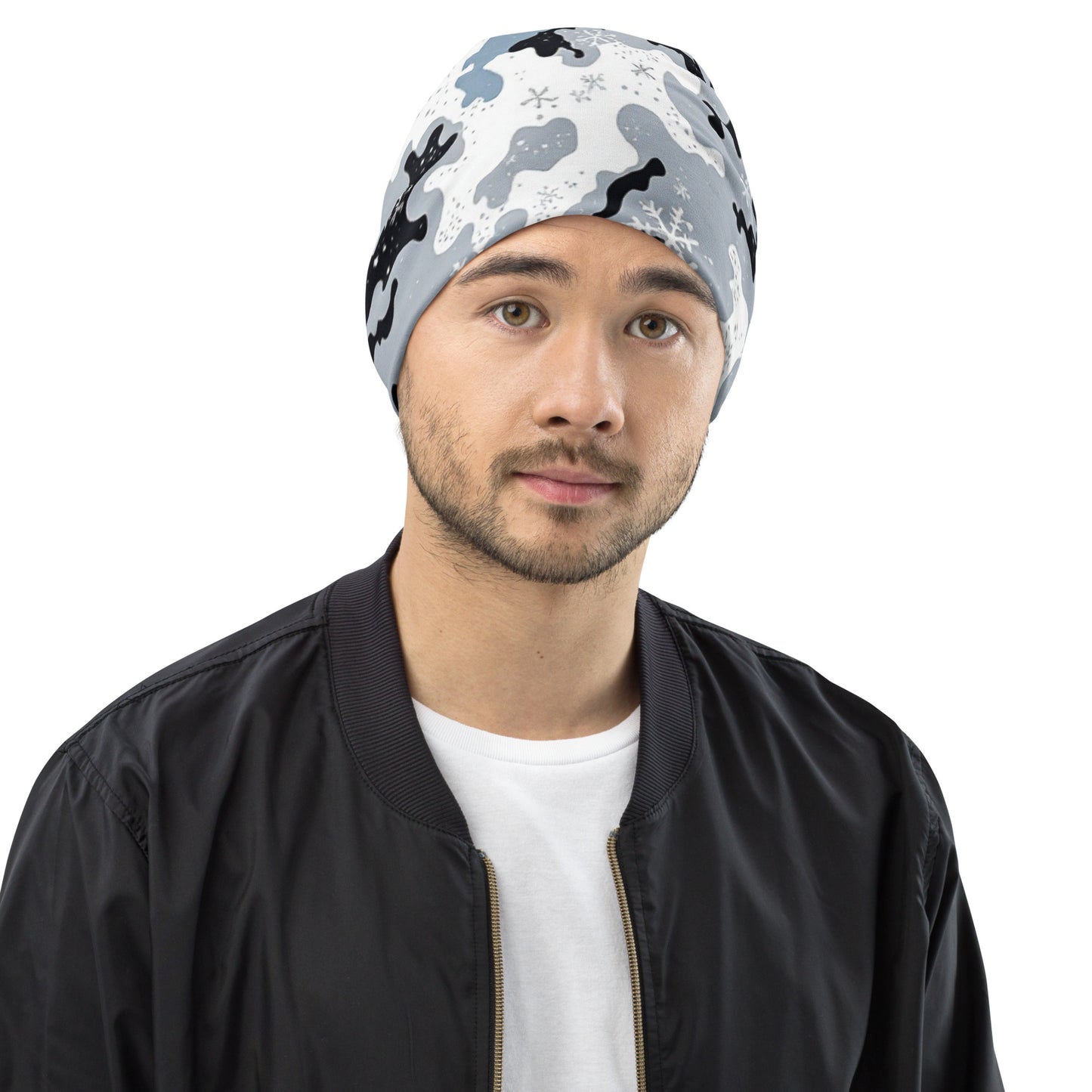 North-South Snow Camo Beenie
