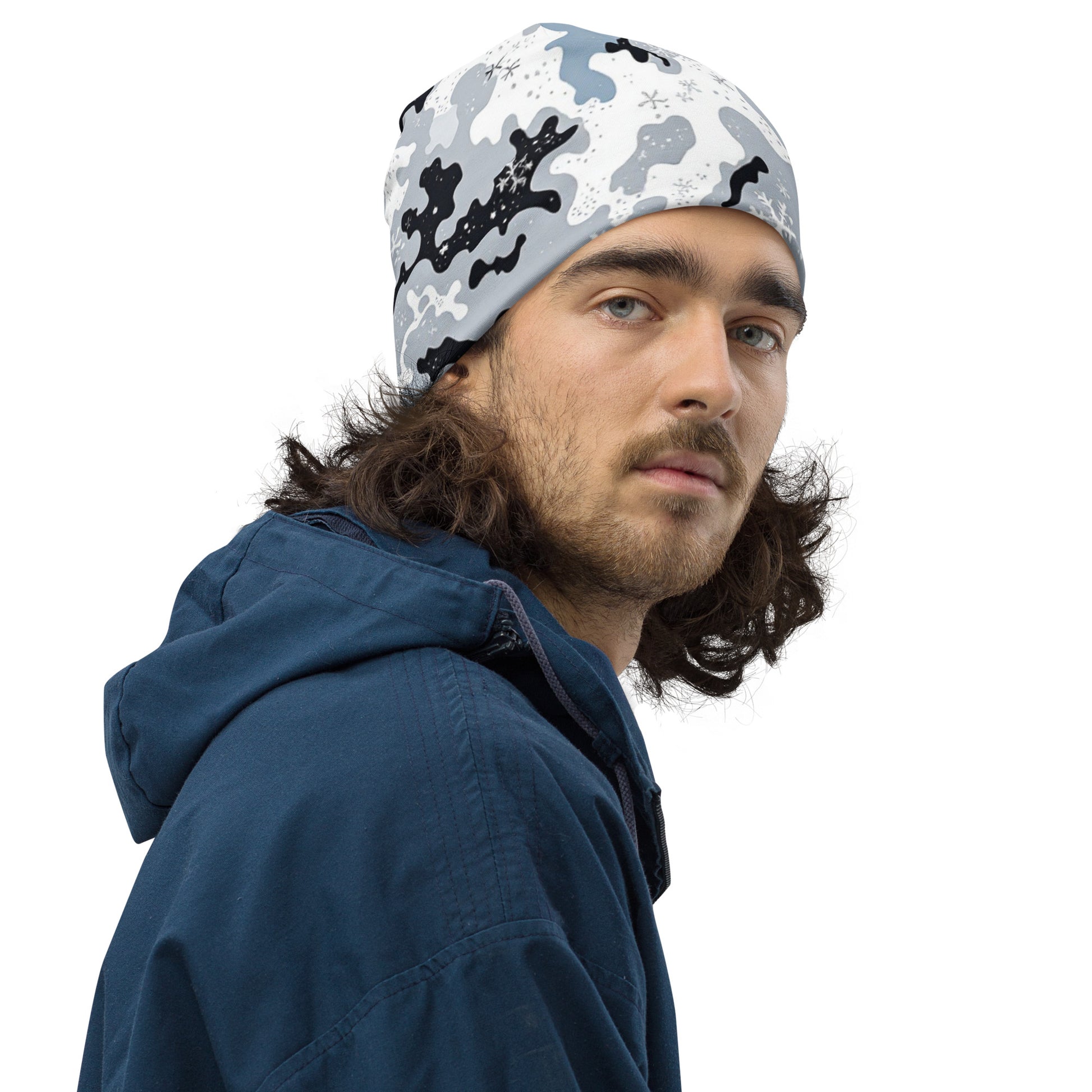 North-South Snow Camo Beenie