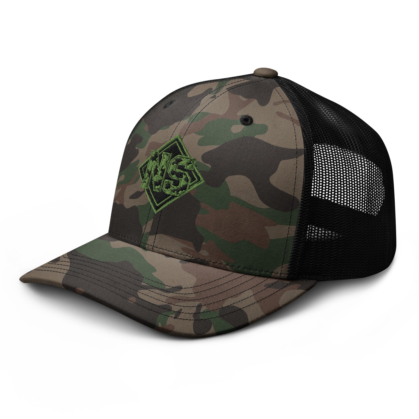 North-South Camo Shield Trucker Hat