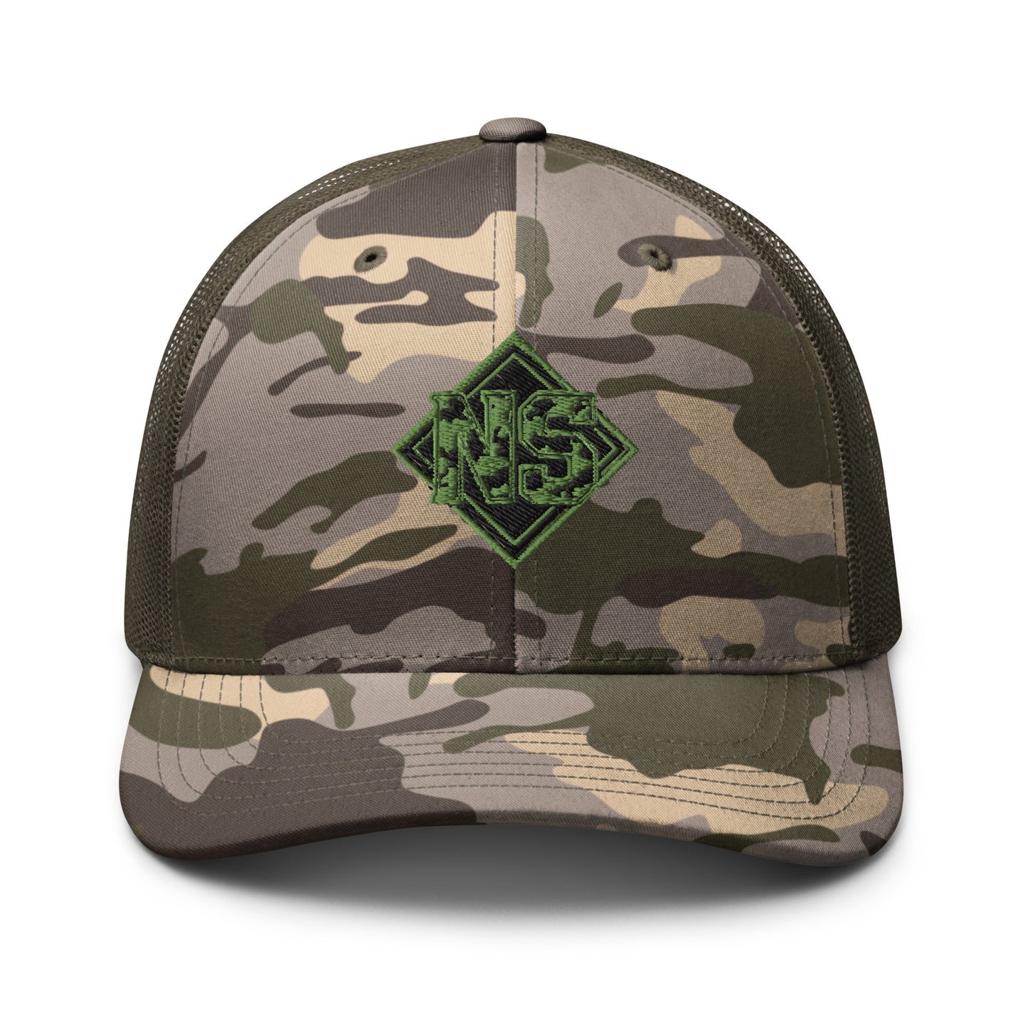 North-South Camo Shield Trucker Hat