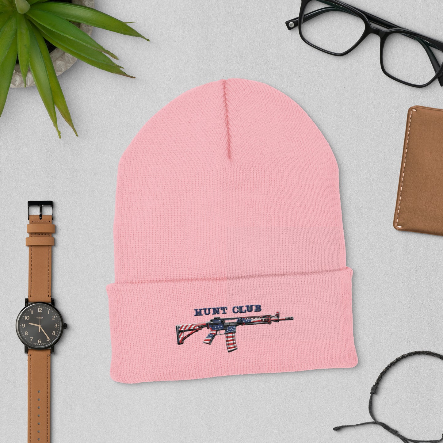 North-South Hunt Club Americana Cuffed Beanie, winter hat