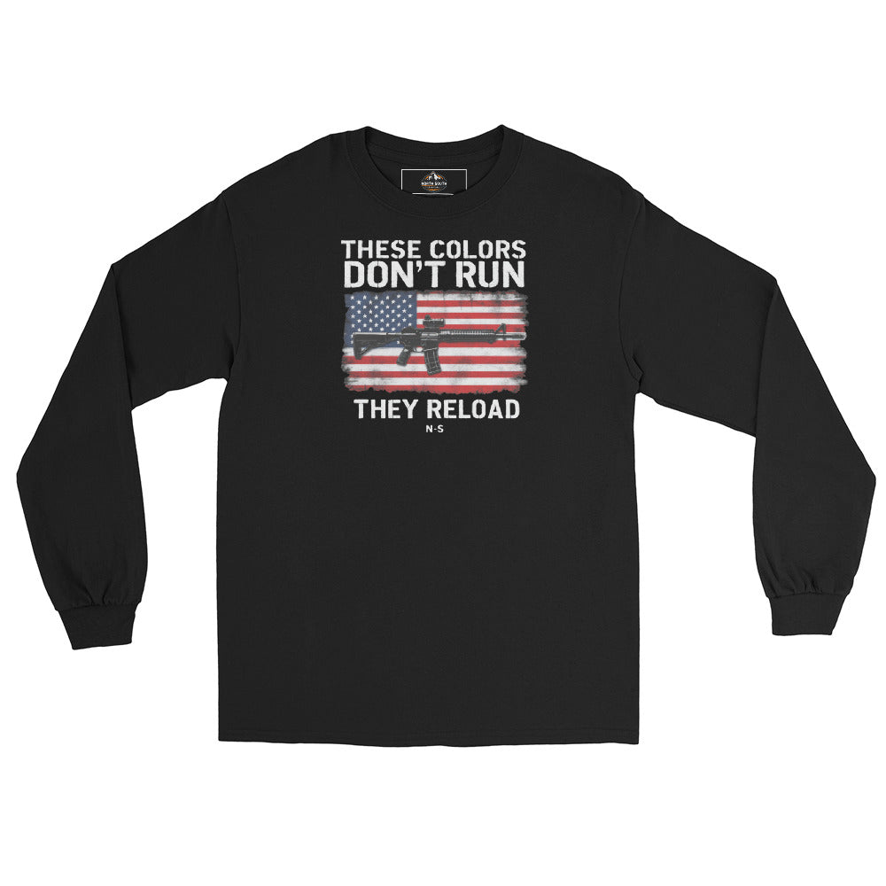 North-South Flag Colors Don't Run Long Sleeve Tee