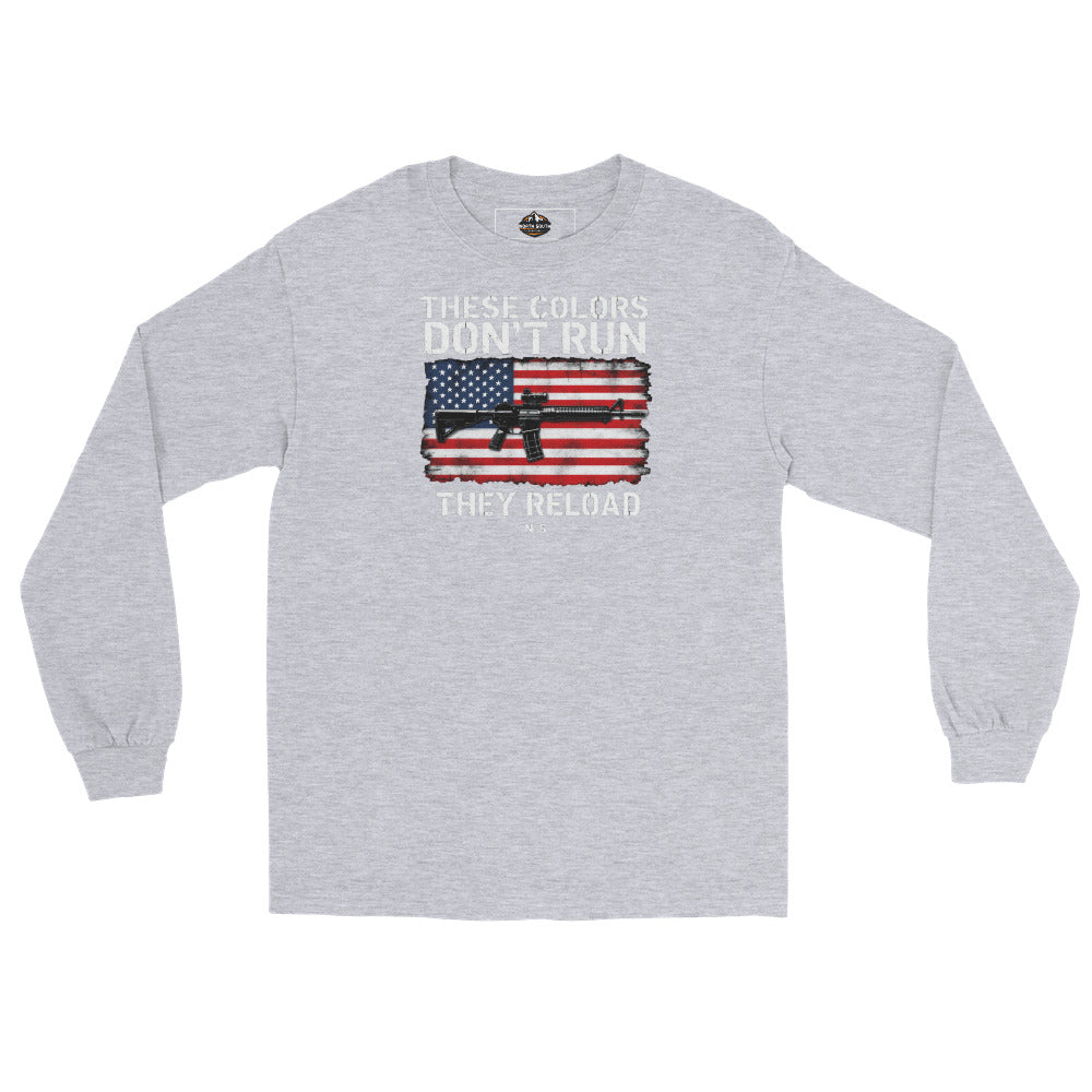 North-South Flag Colors Don't Run Long Sleeve Tee