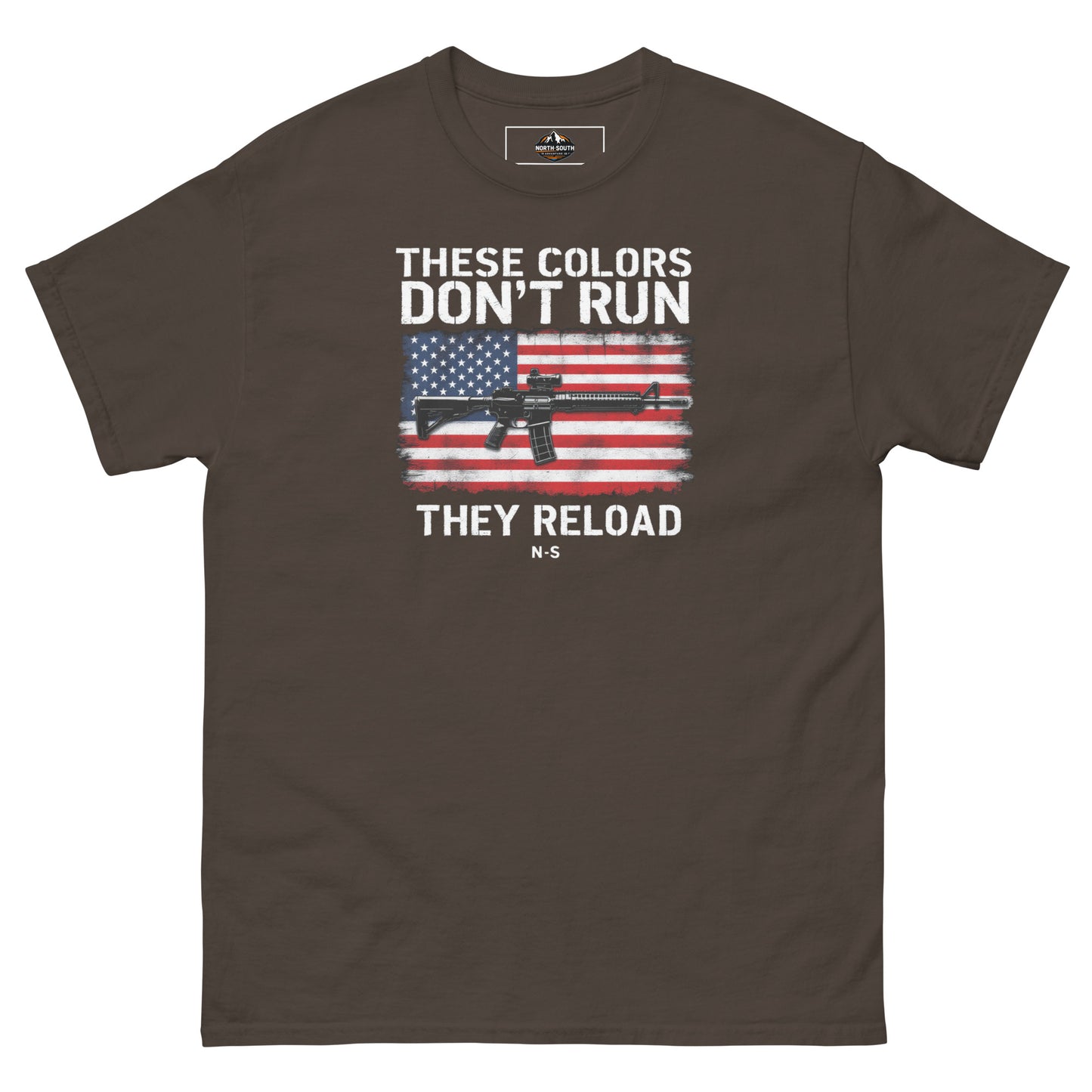 North-South Flag Colors Don't Run Classic Tee