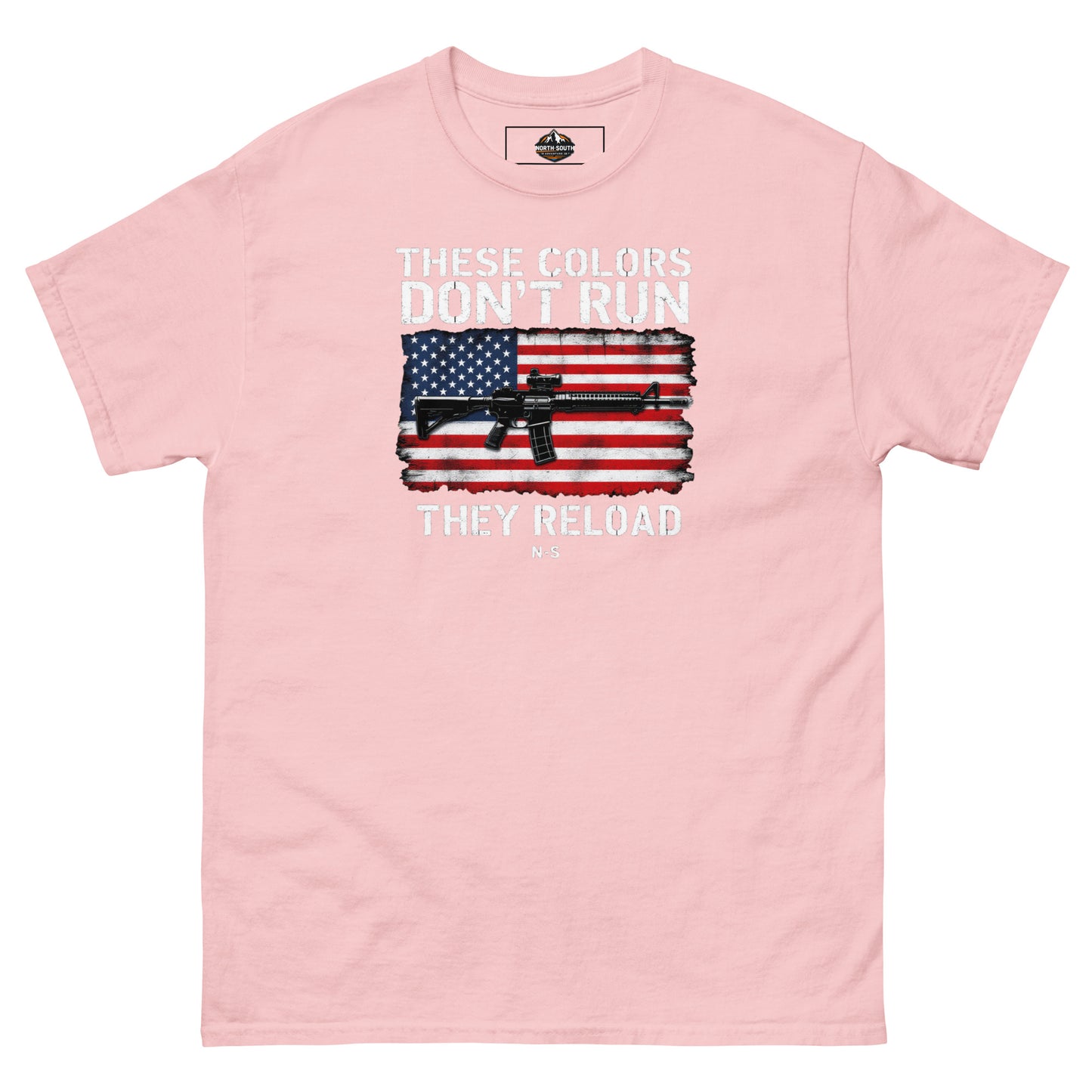 North-South Flag Colors Don't Run Classic Tee