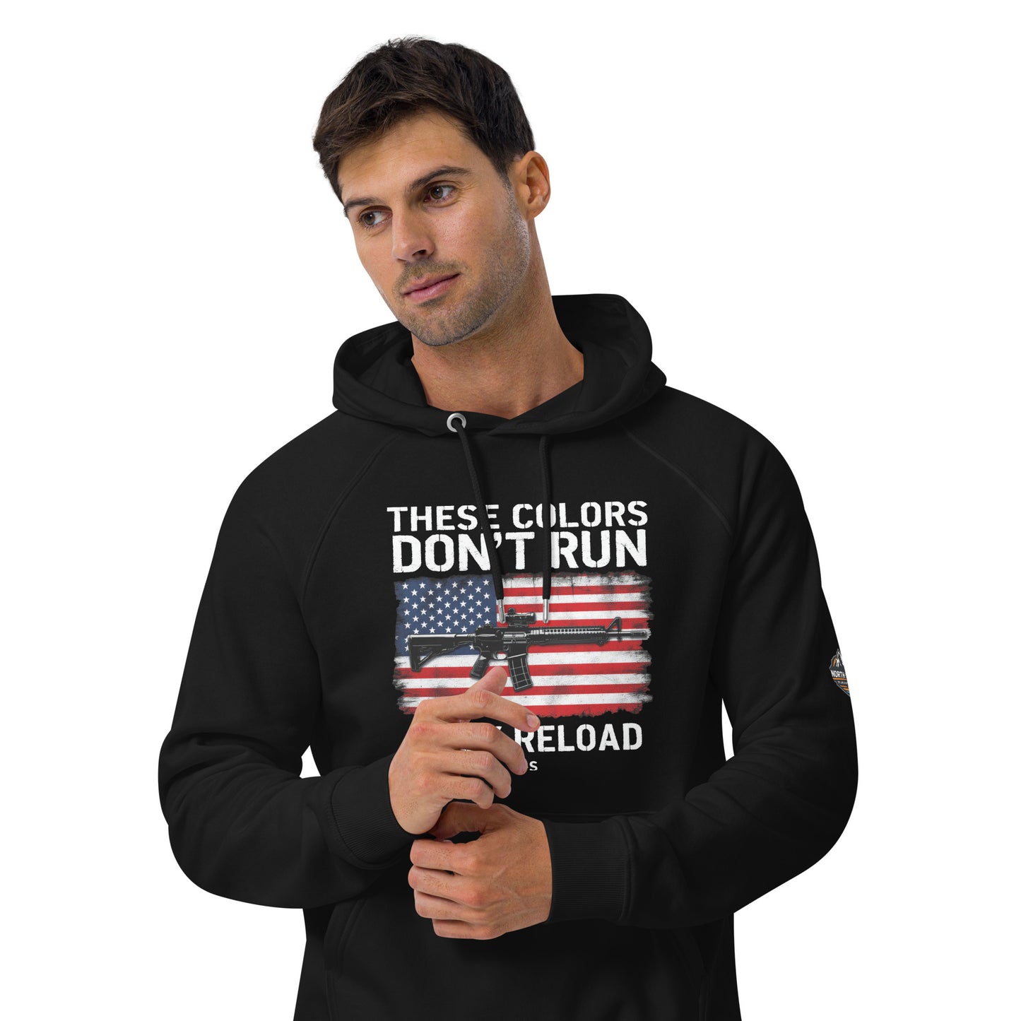 North-South Flag Colors Don't Run Hoodie