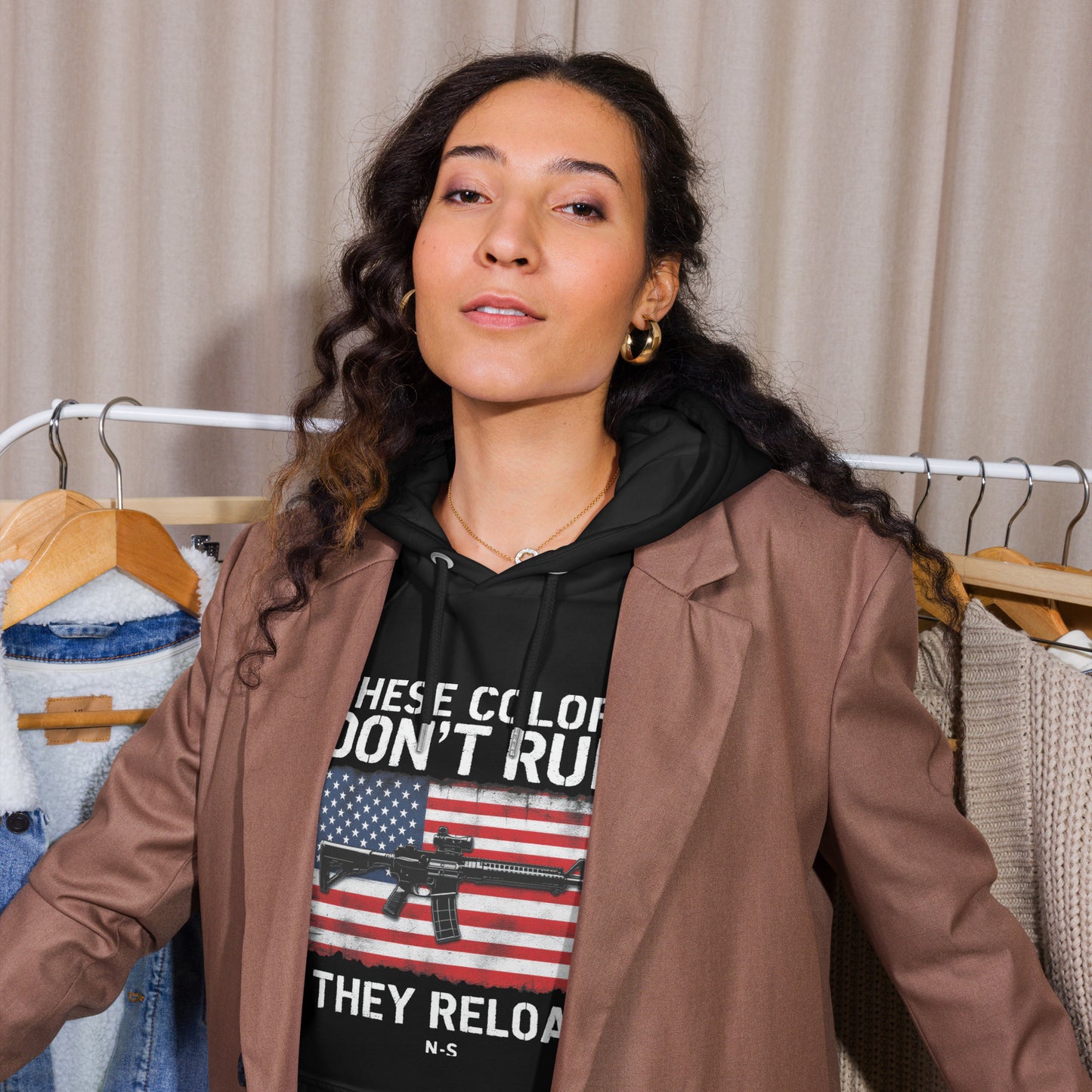 North-South Flag Colors Don't Run Hoodie