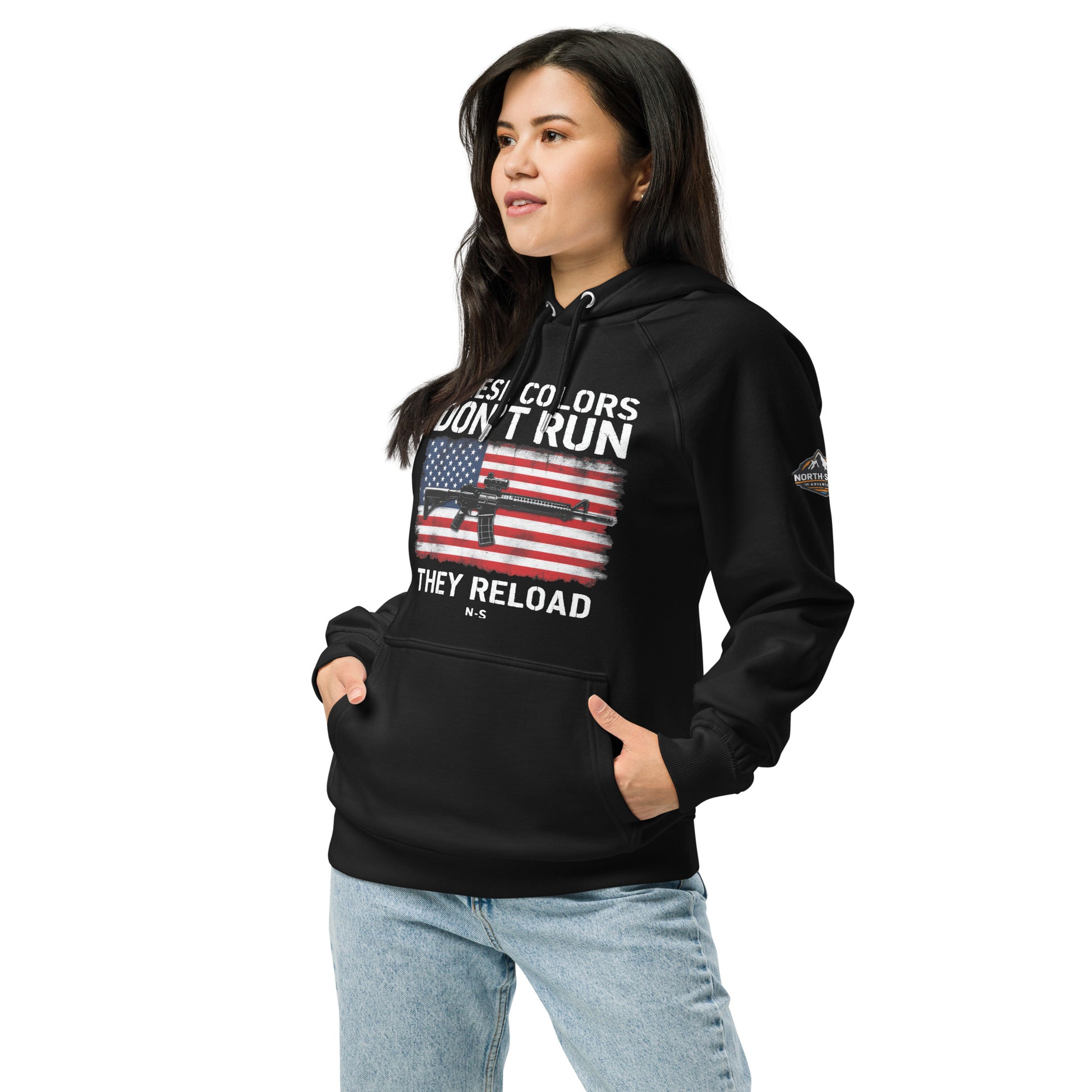 North-South Flag Colors Don't Run Hoodie