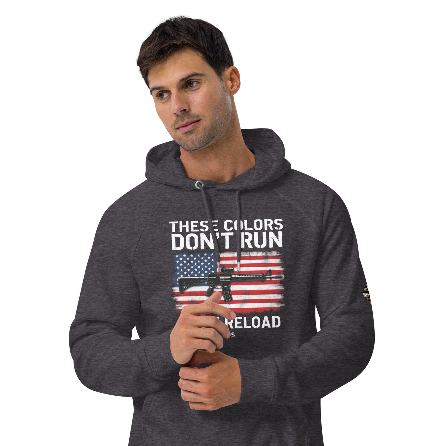 North-South Flag Colors Don't Run Hoodie