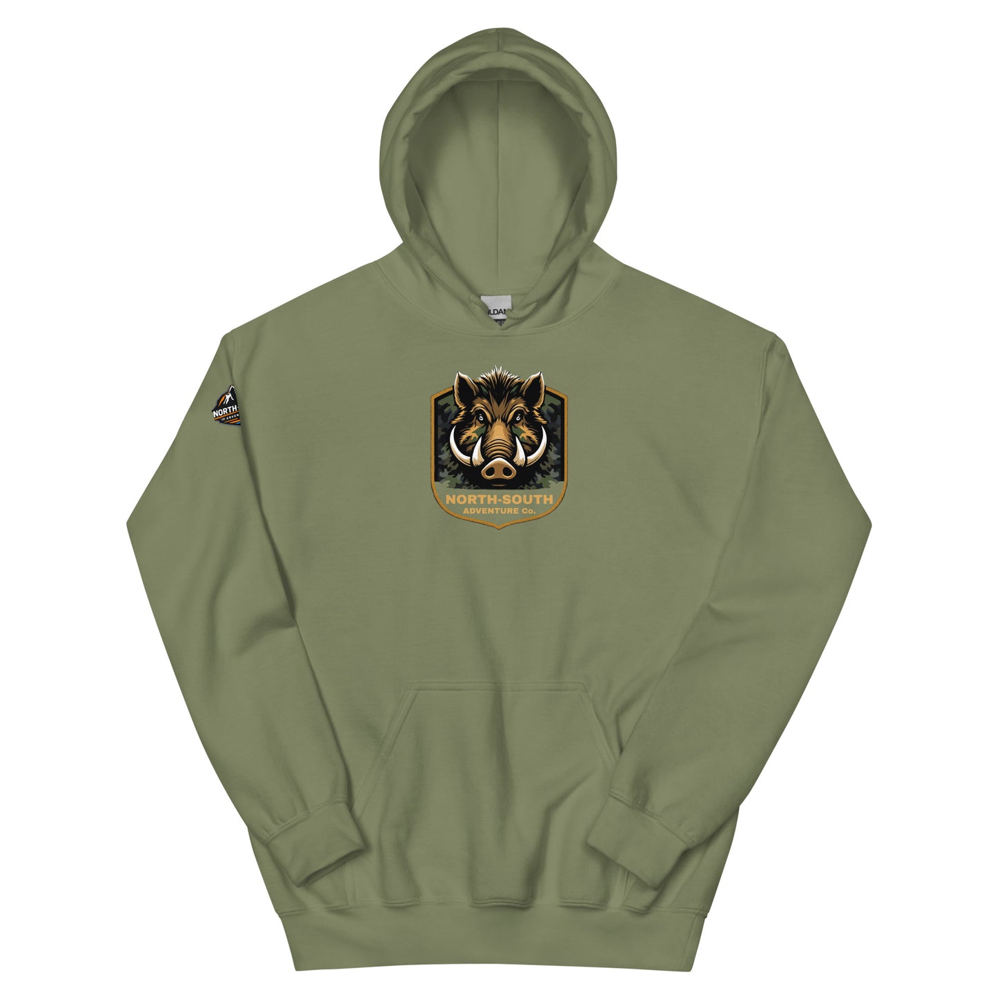 North-South Signature Camo Boar Hoodie