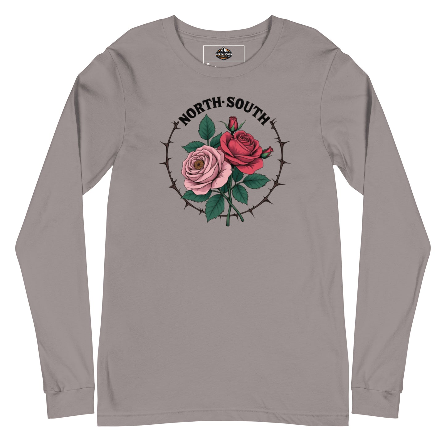 North-South Women's Rose Long Sleeve Tee