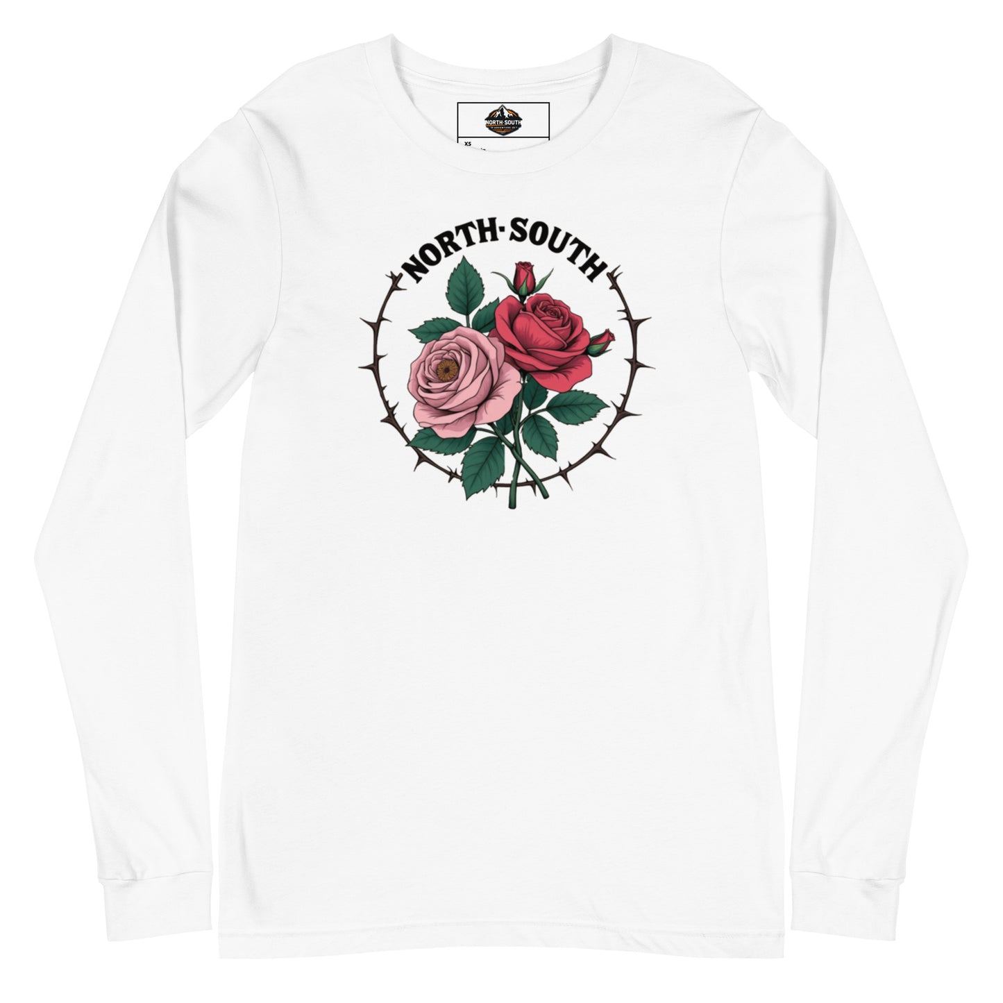 North-South Women's Rose Long Sleeve Tee