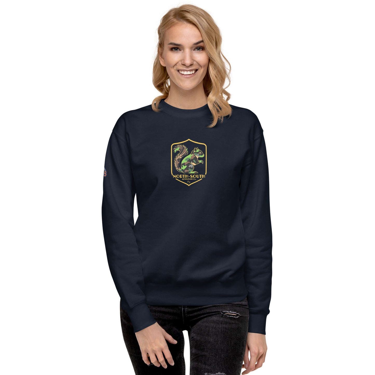 North-South Camo Squirrel Premium Sweatshirt