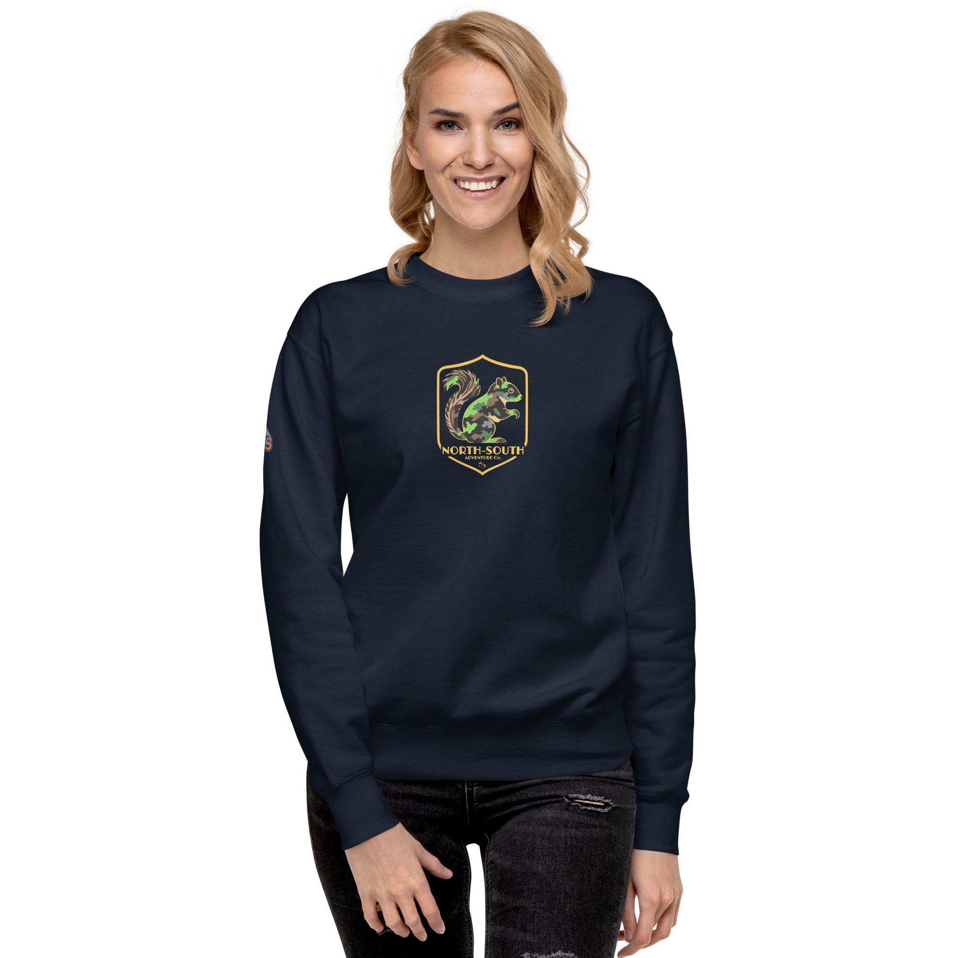 North-South Camo Squirrel Premium Sweatshirt