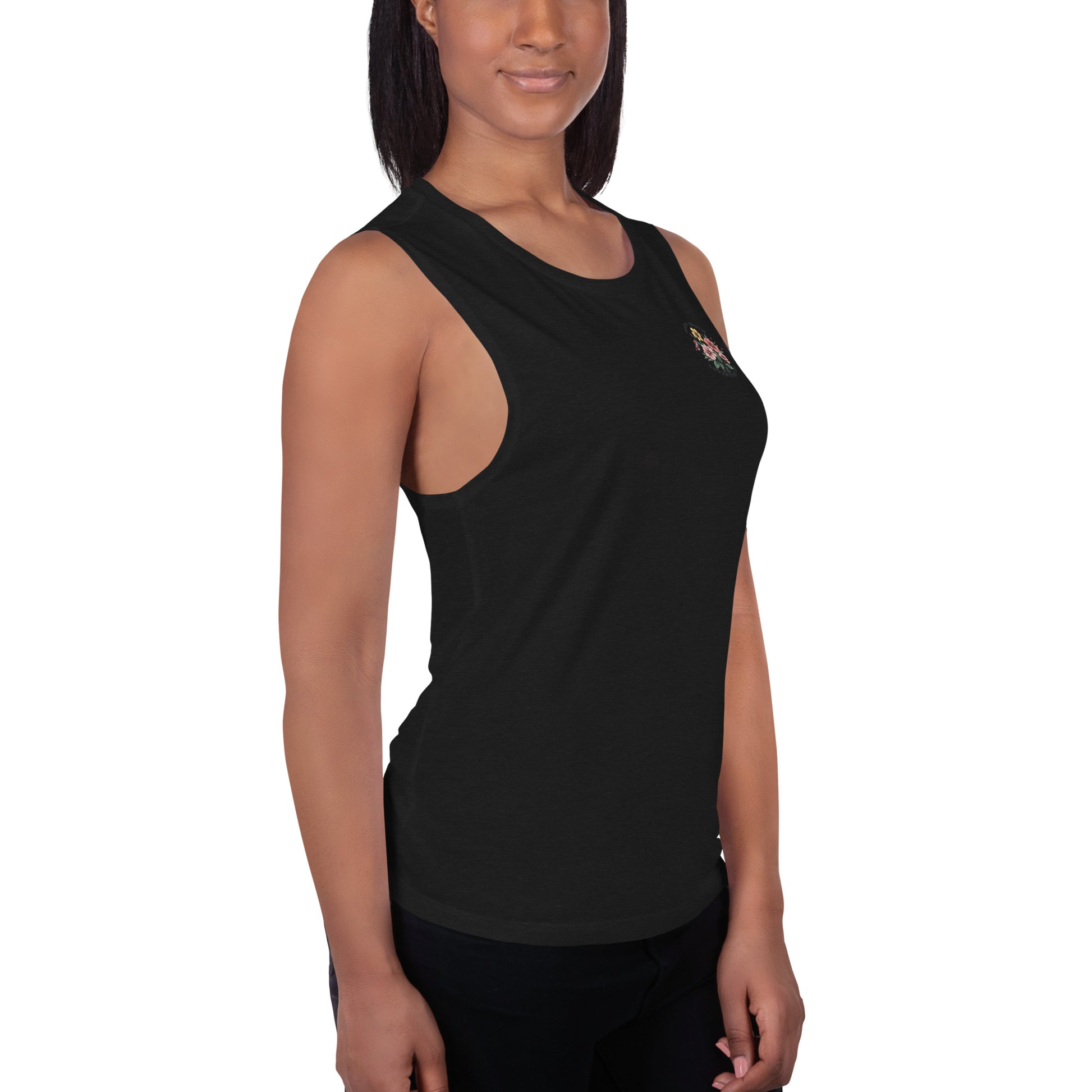 Women's tank top, muscle, tee, soft, athletic, gym wear, north south ladies'