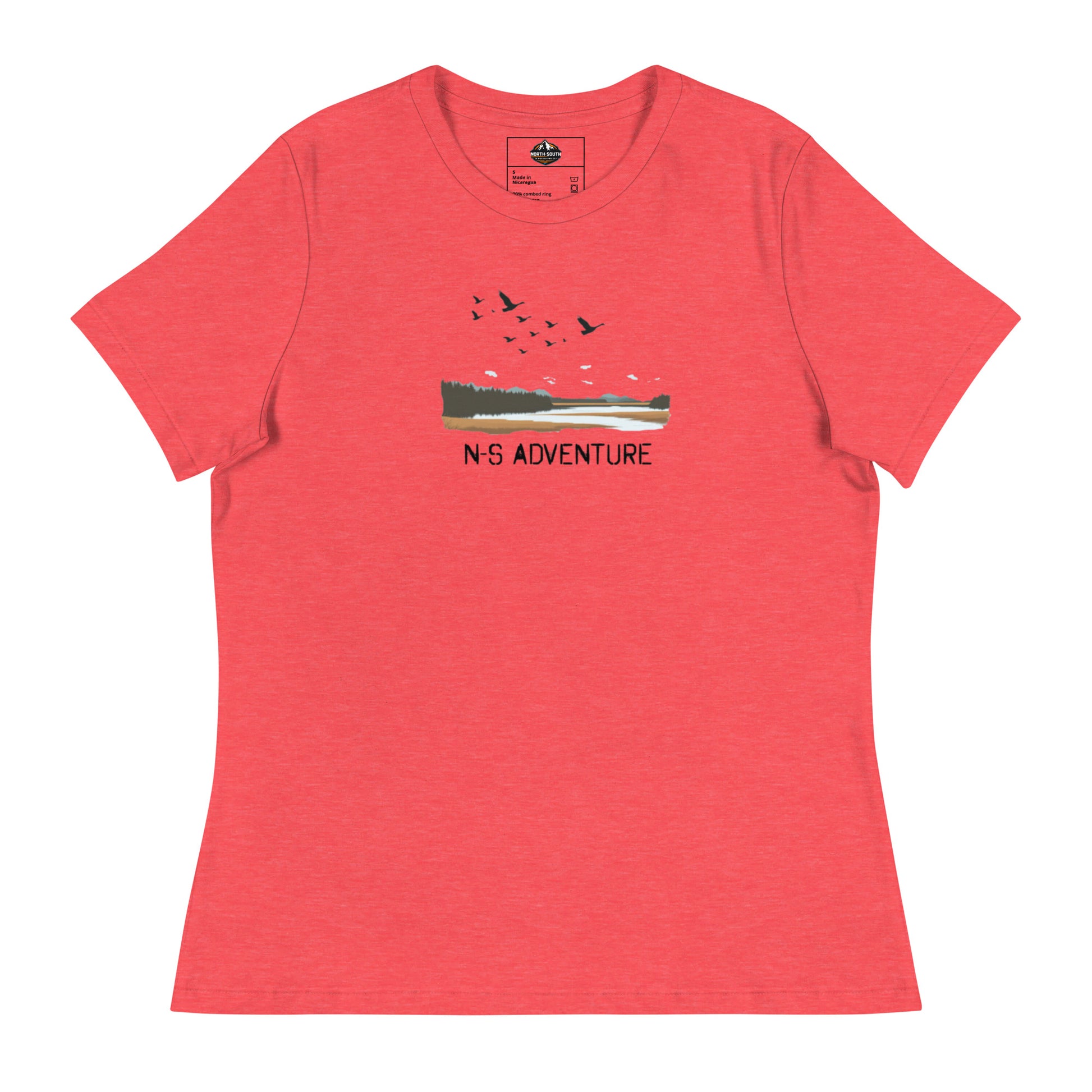 North-South Migrating Geese Women's Relaxed Tee