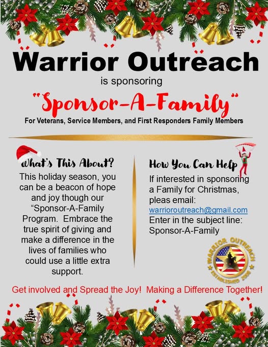 Warrior Outreach - Sponsor a Family