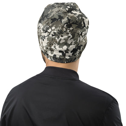 North-South Dark Leaf Camo Beenie