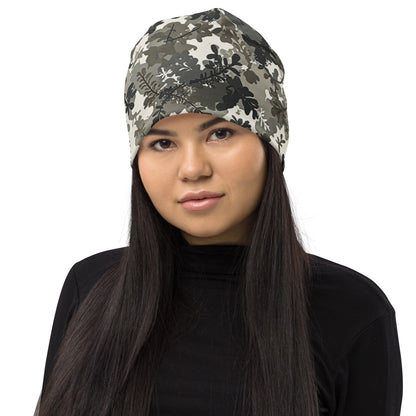 North-South Dark Leaf Camo Beenie