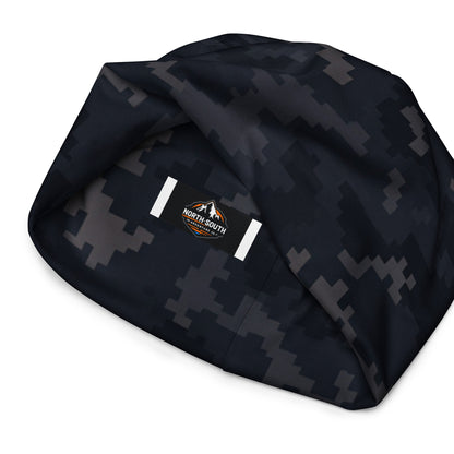 North-South Dark Pixel Camo Beenie