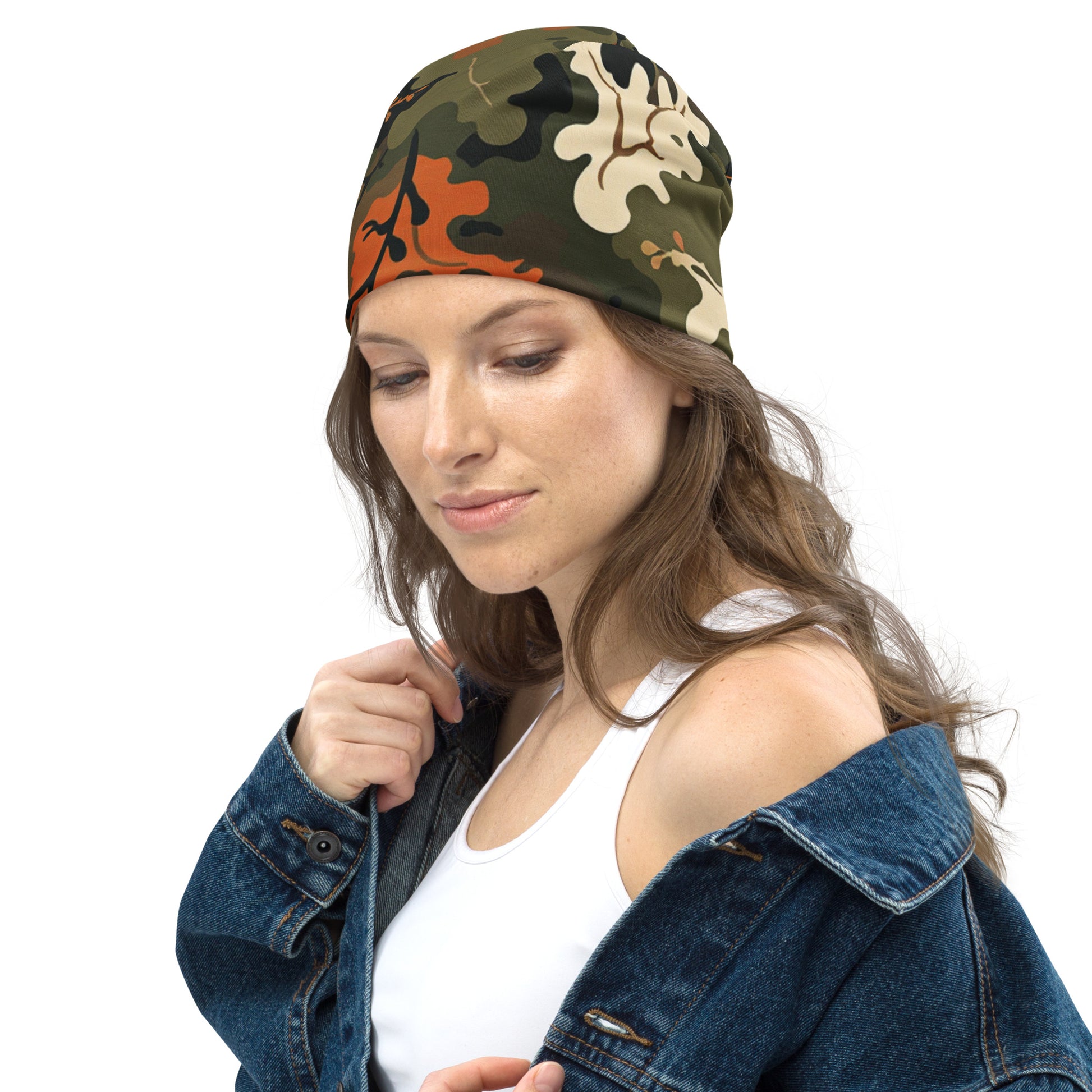 North-South Leaf Camo Beenie