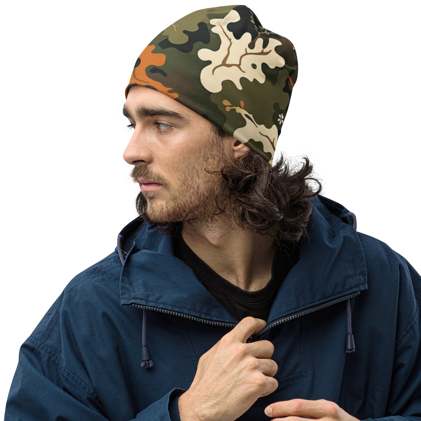 North-South Leaf Camo Beenie