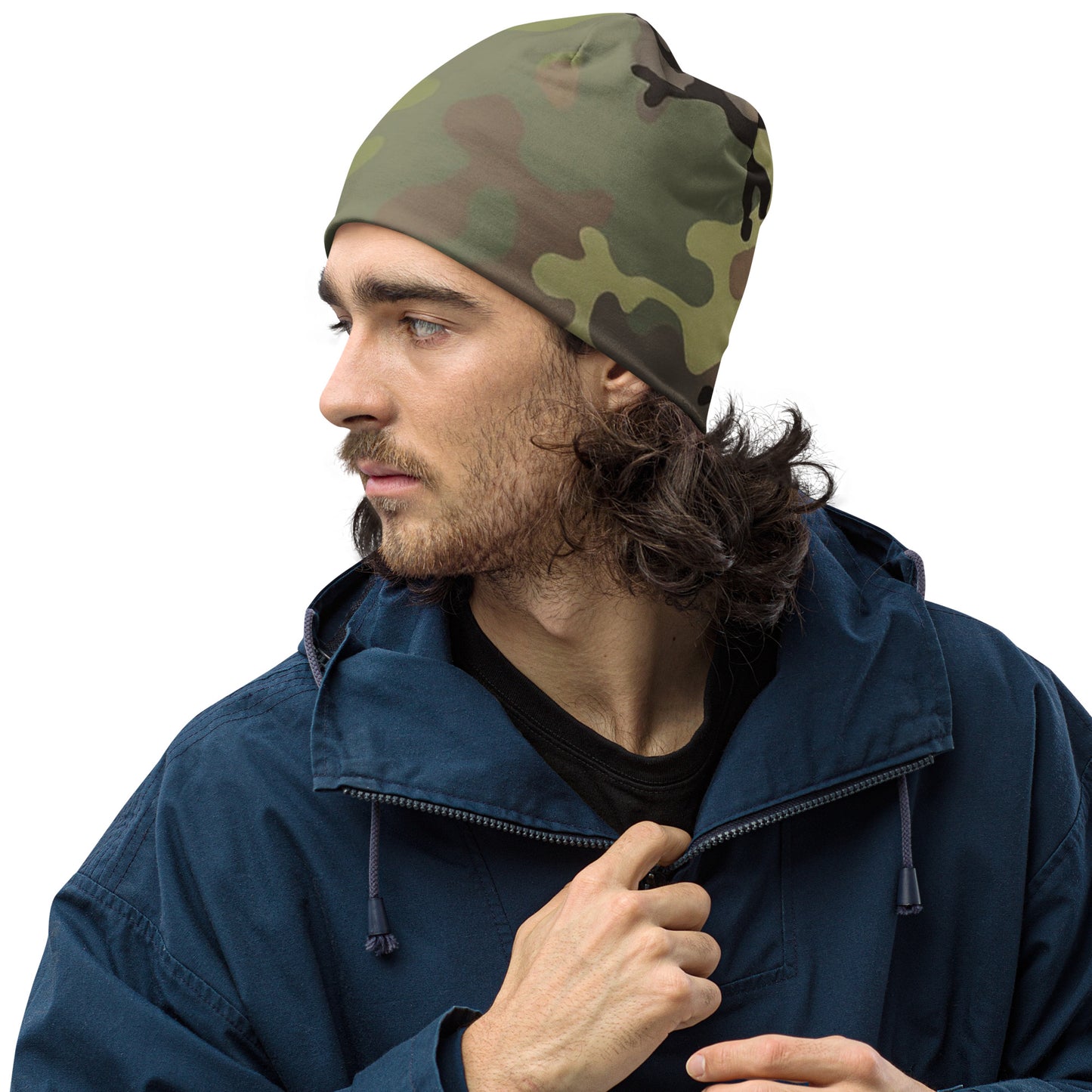 North-South Mil Camo Beenie