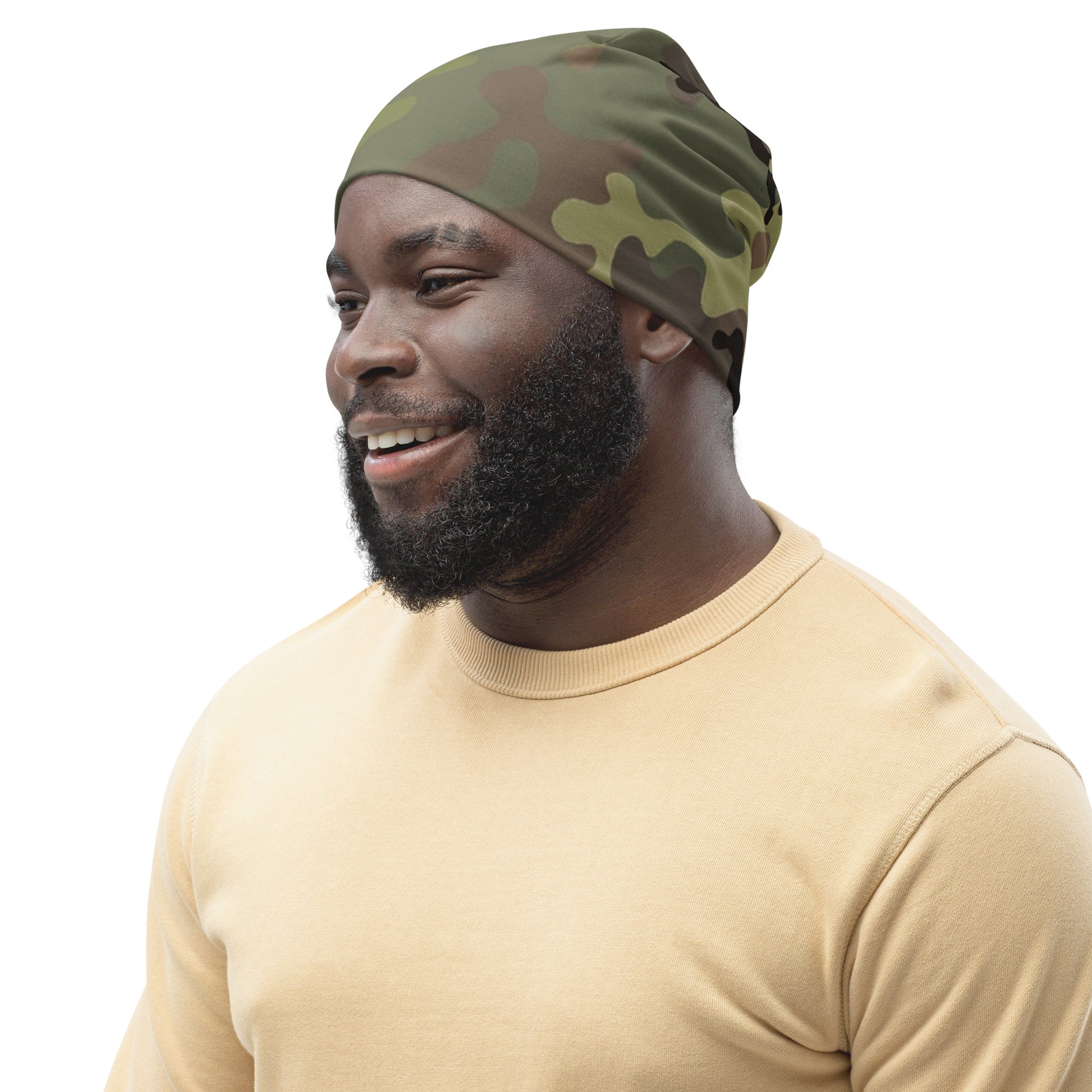 North-South Mil Camo Beenie