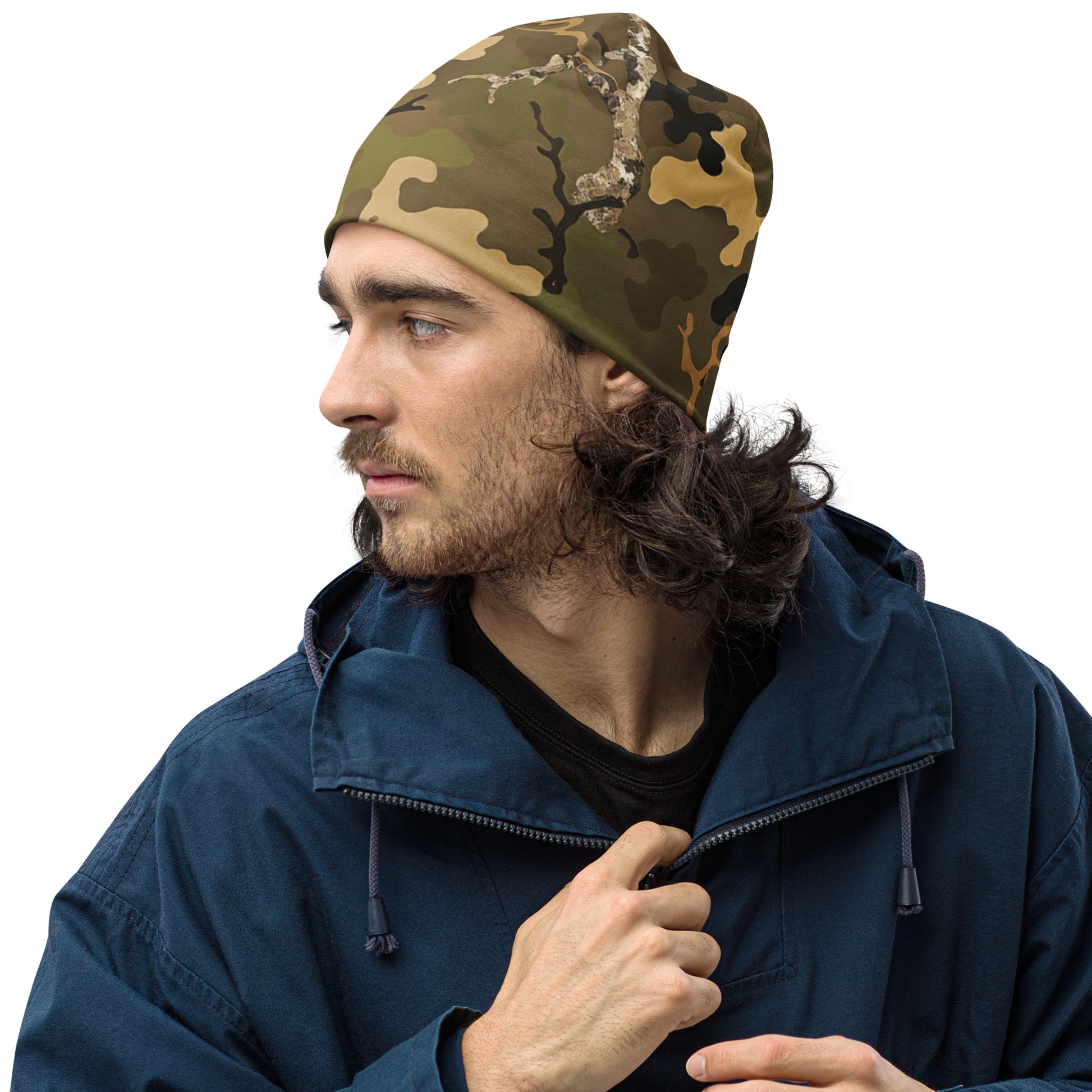 North-South Branch Camo Beenie