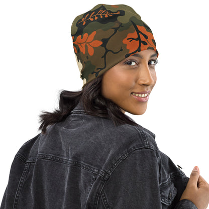 North-South Leaf Camo Beenie