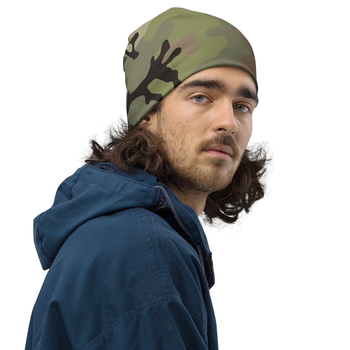 North-South Mil Camo Beenie