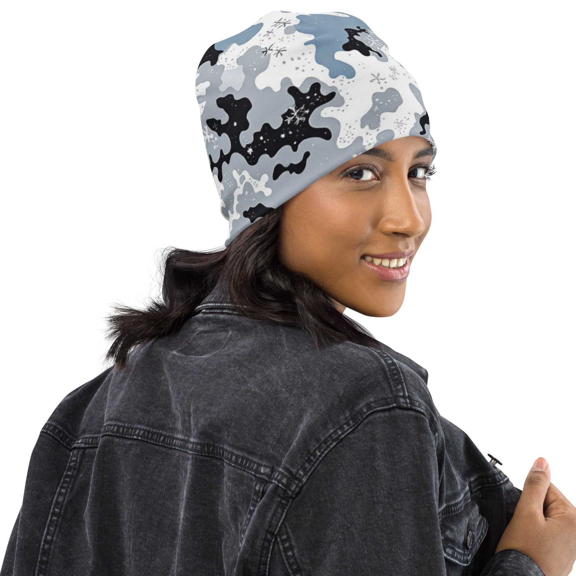 North-South Snow Camo Beenie