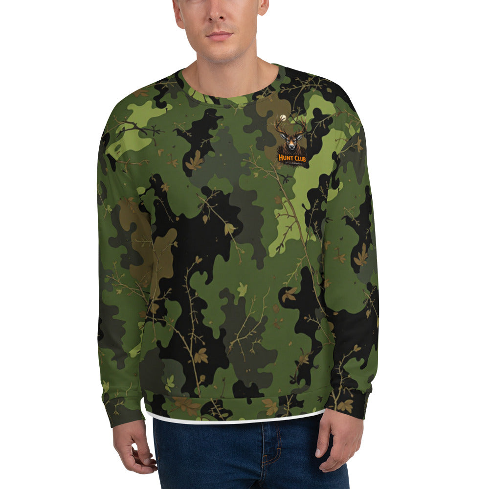 North-South Hunt Club Swamp Buck Logo Camo Sweatshirt