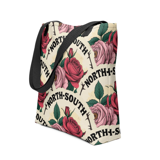 North-South Rose Tote Bag