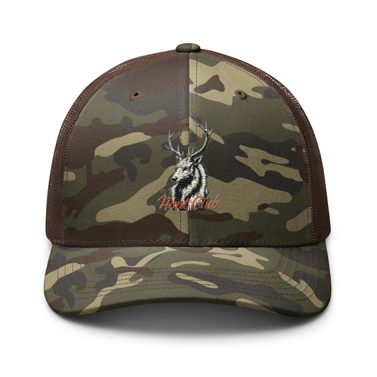 North-South Hunt Club Stag Camouflage Trucker Hat