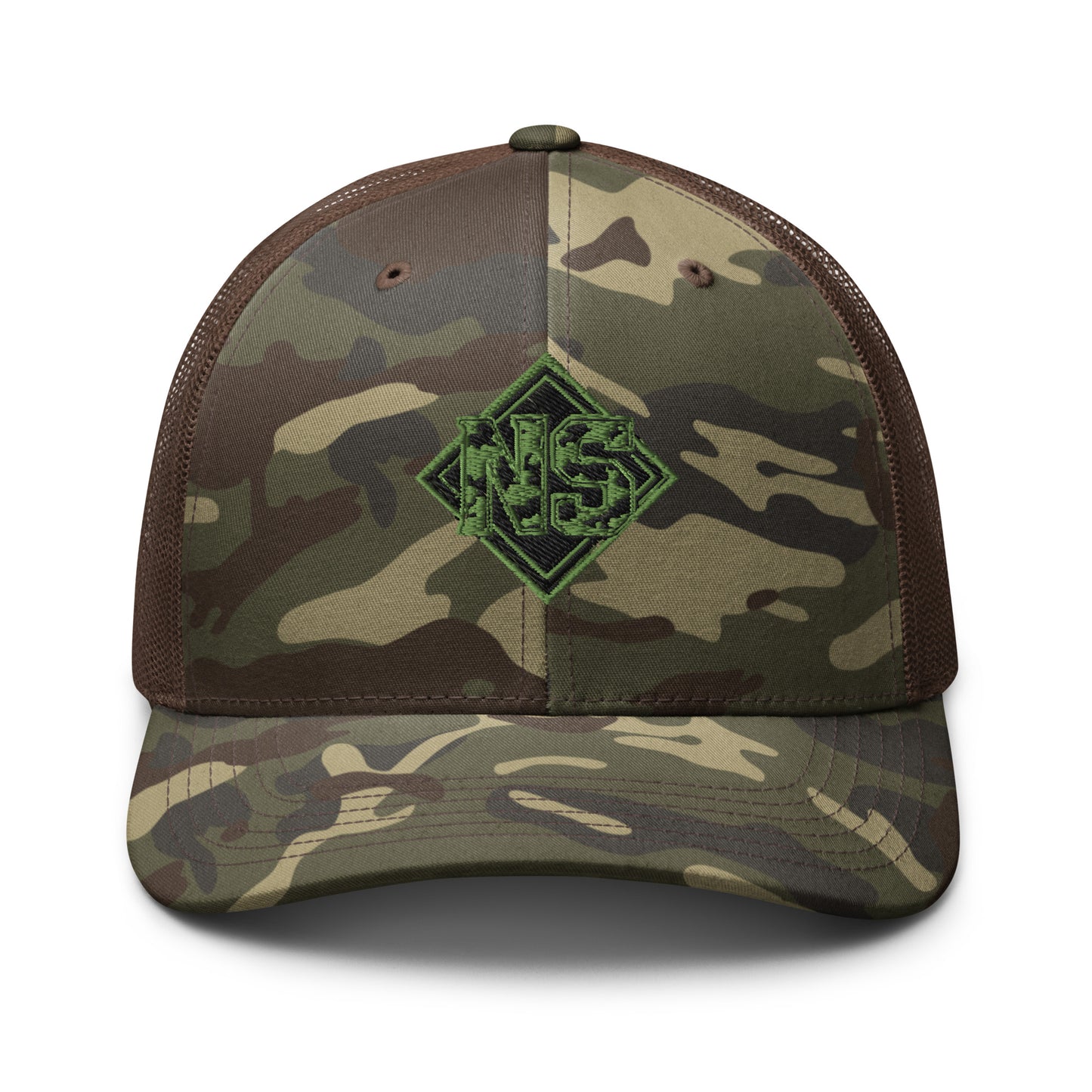 North-South Camo Shield Trucker Hat