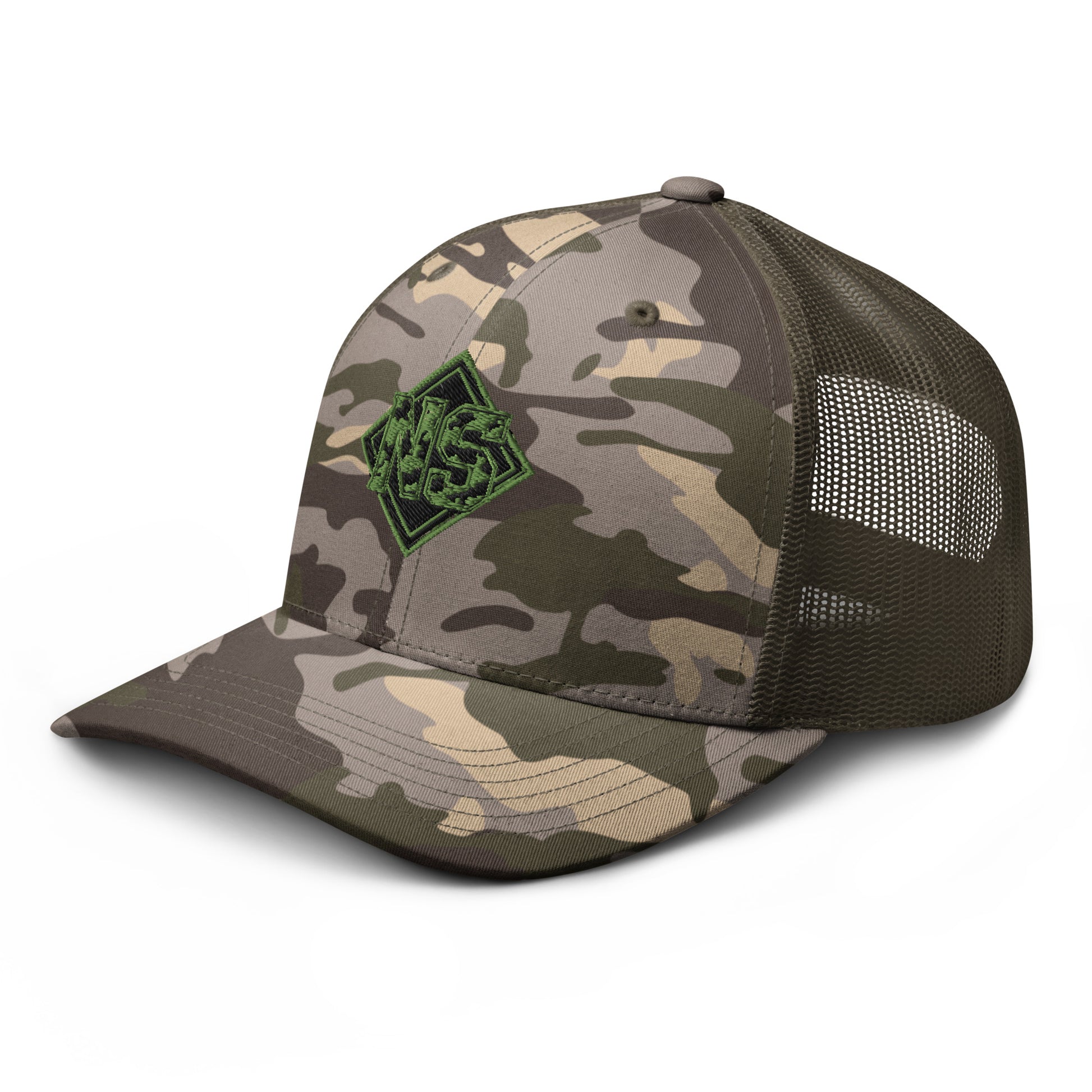 North-South Camo Shield Trucker Hat