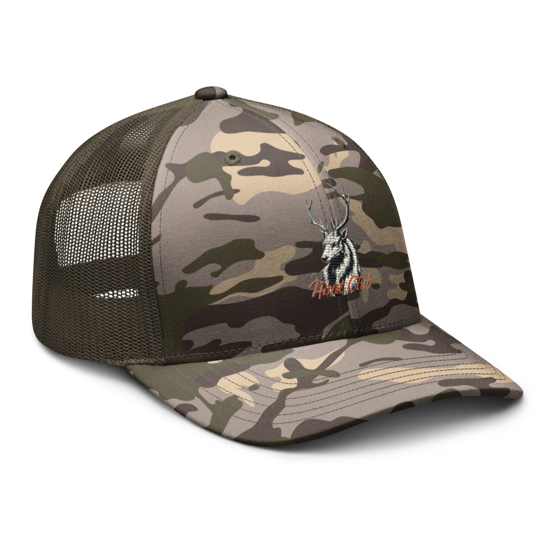 North-South Hunt Club Stag Camouflage Trucker Hat