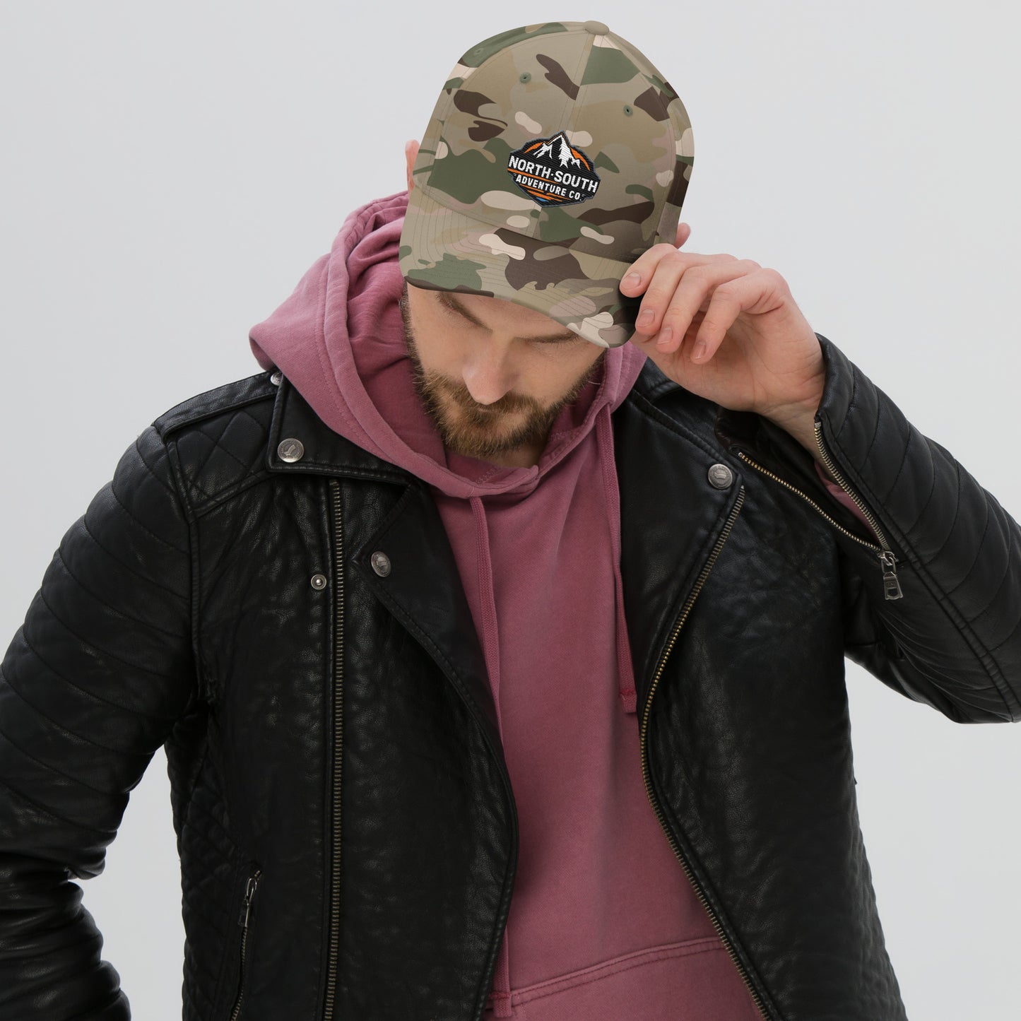 NSO North-South Structured Flexfit Camo Cap