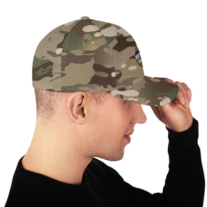 NSO North-South Structured Flexfit Camo Cap