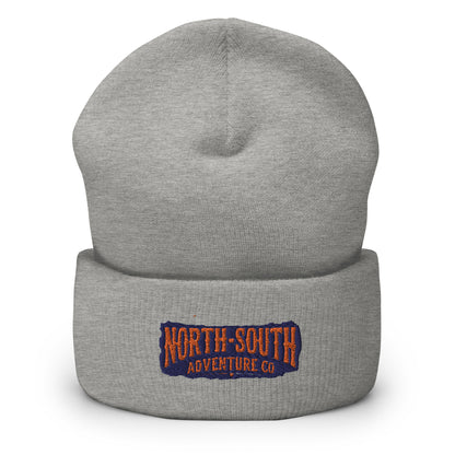 North-South Cuffed Embroidered NS Beanie, winter hat