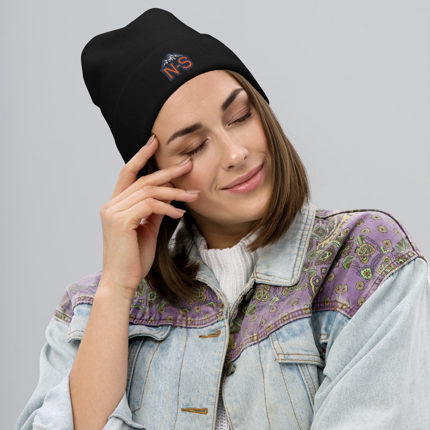 North-South N-S Embroidered Beanie