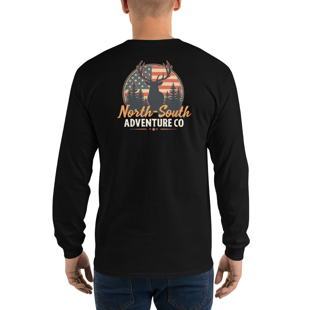 NSO Flag Buck Long Sleeve Shirt