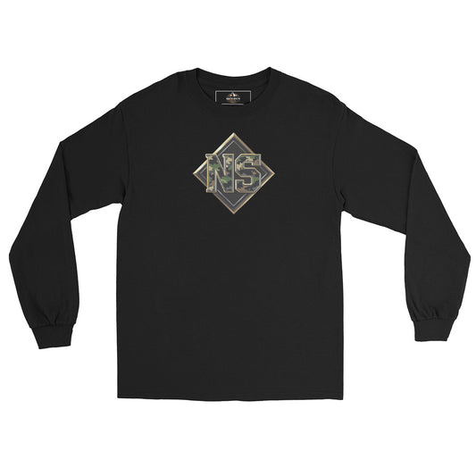 North-South Gold Camo Shield Long Sleeve Shirt