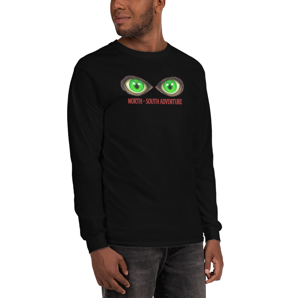 North-South Green Eyes Long Sleeve Shirt