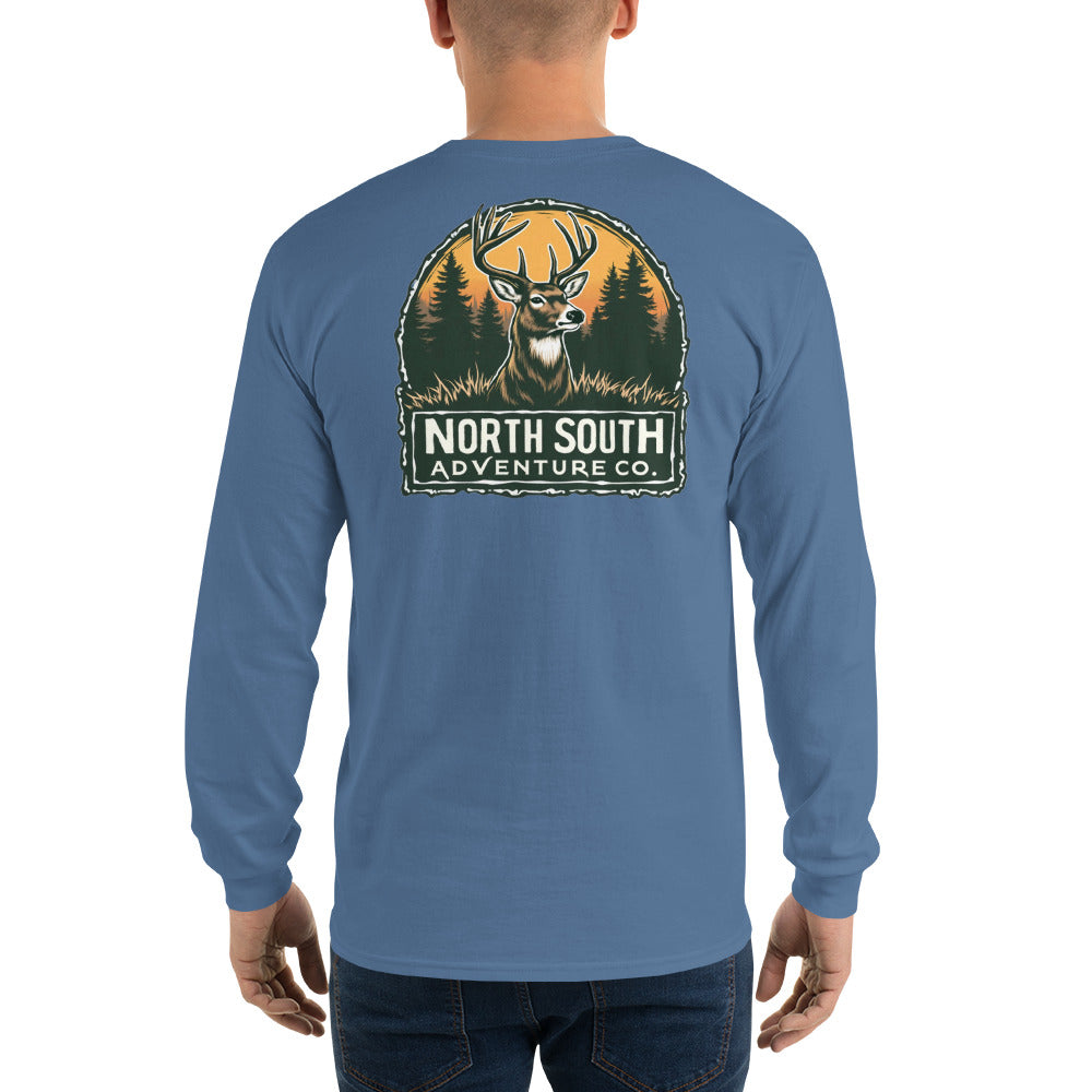 North-South Sunset Buck Long Sleeve Shirt