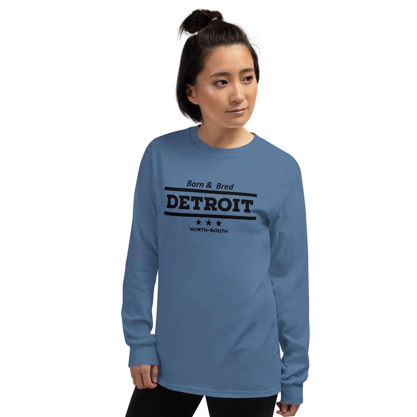 North-South Born & Bred Detroit Long Sleeve Shirt