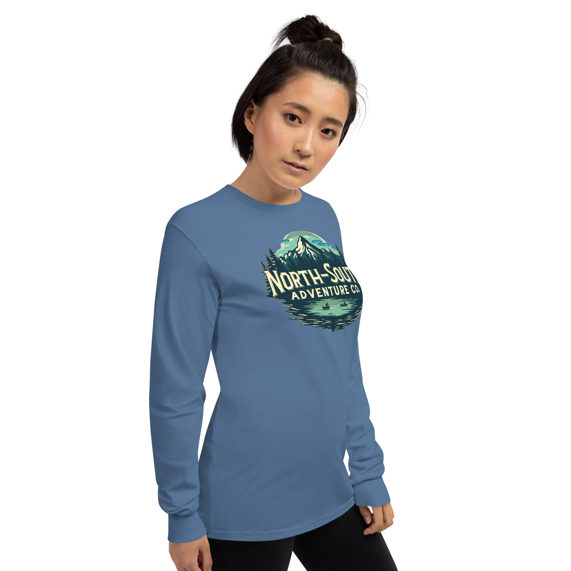 North-South Mountain Lake Long Sleeve Shirt