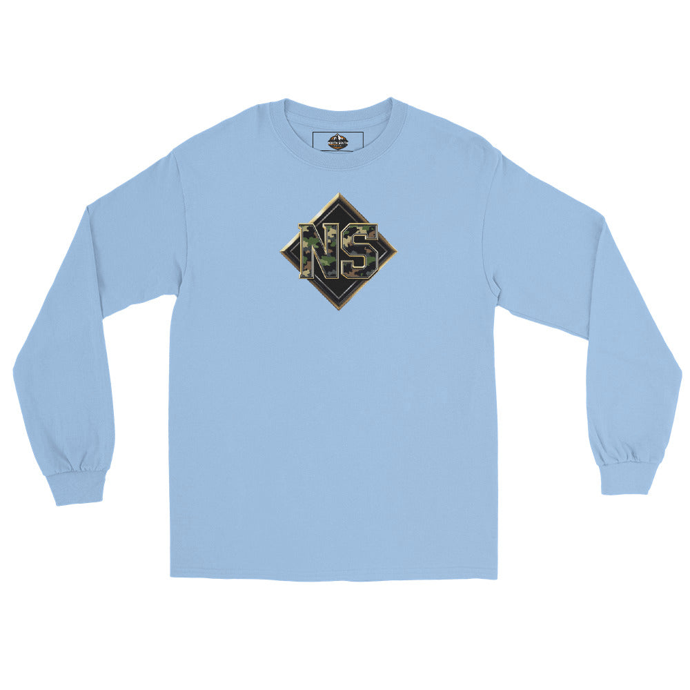 North-South Gold Camo Shield Long Sleeve Shirt