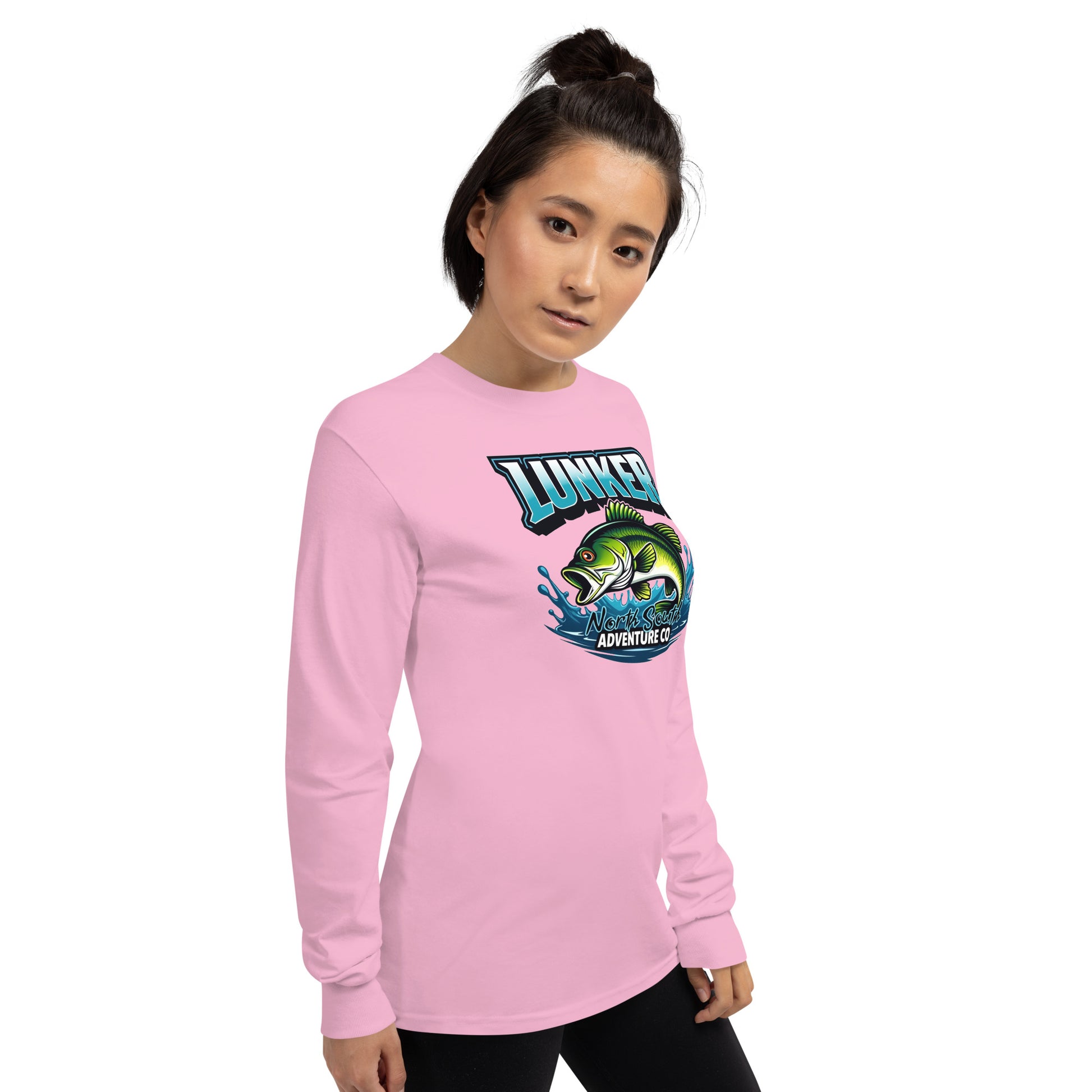 North-South Lunker Bass Fishing Long Sleeve Shirt